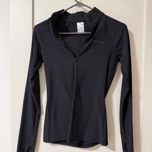 Bullet Equestrian Riding Top Women's Midnight Black Zip-Up Sweatshirt